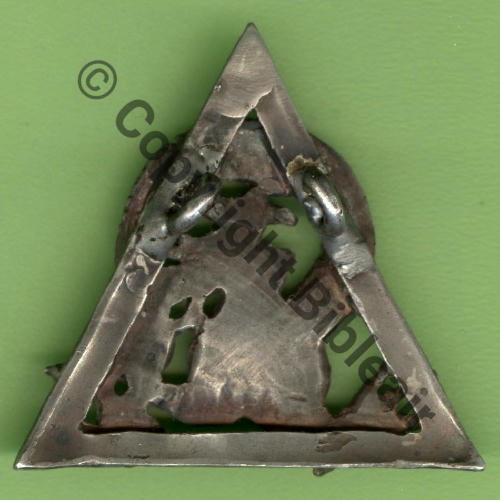 41.1  1927+ 3eDRILLE INDO 1938 1eDRILLE 1.41 du 41eGAA  Fab LOC ARGENT No7 petit  2Poincons AJOURE GROSSE TETE EN CREUX 2Anno Dos lisse irreg 40x35mm Src.Y.GENTY 505Eur12.15 